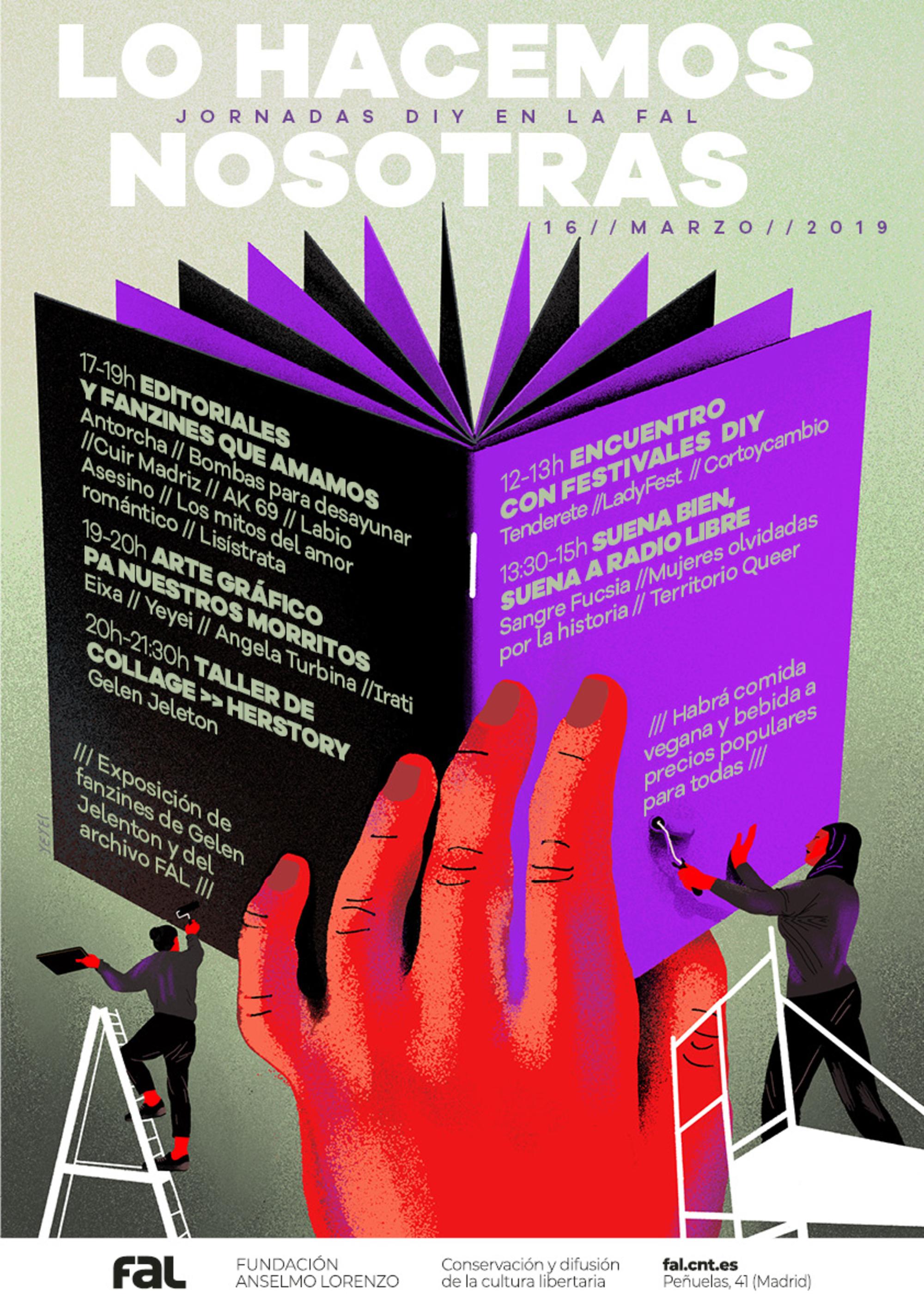 Cartel Jornadas DIY feministas FAL